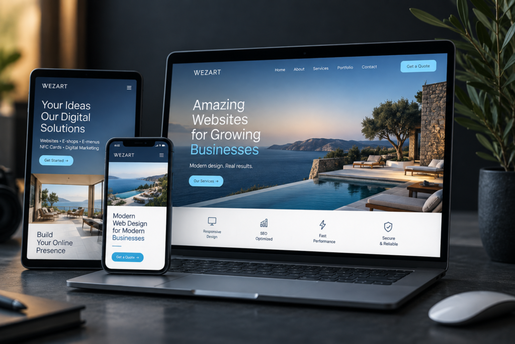 Κατασκευή ιστοσελίδων και Web Design στο Ηράκλειο Κρήτης – WeZart