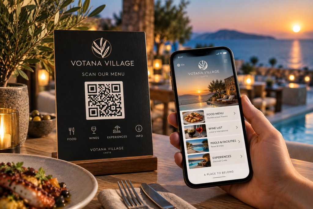 Digital e-menu and QR code menu for restaurants and hotels by WeZart
